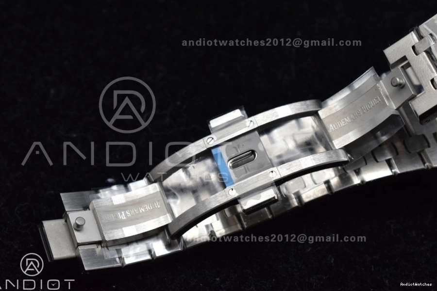 SS SS APSF DailyWear Bracelet Royal 15500 41mm 1:1 Dial Black on Super Oak Clone Textured Best A4302 Edition 443 0920